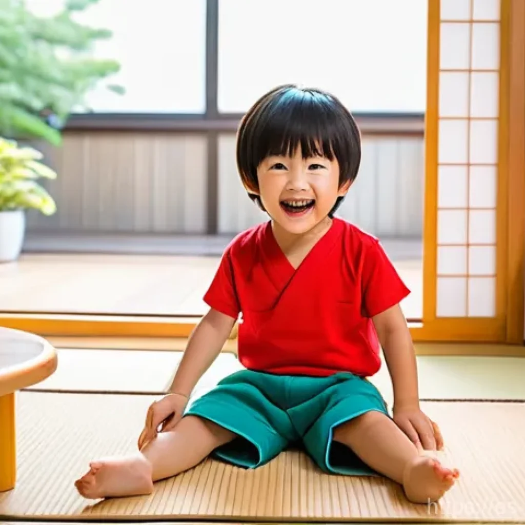 짱구와 한국 애니메이션의 차이 - **Mischievous Child in Japanese Anime Style:**
    "An energetic and joyful 5-year-old boy, reminisc...